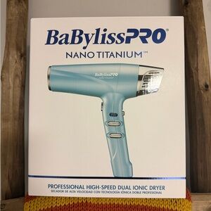 BaBylissPRO Nano Titanium Hair Dryer - Blue